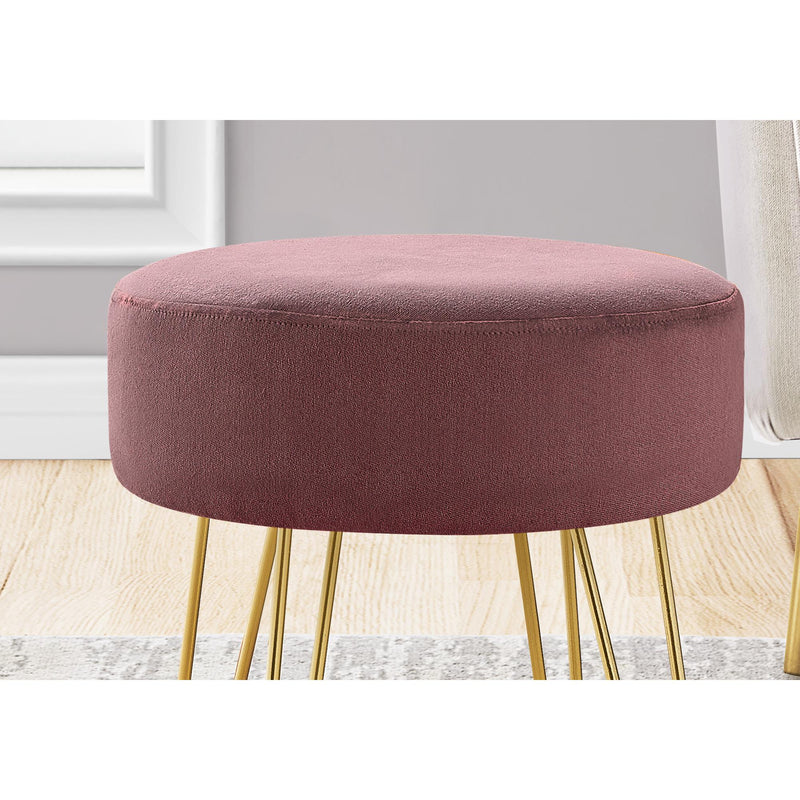 Monarch I 9001 Ottoman - Plum/Gold IMAGE 3