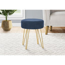 Monarch I 9002 Ottoman - Blue/Gold IMAGE 2