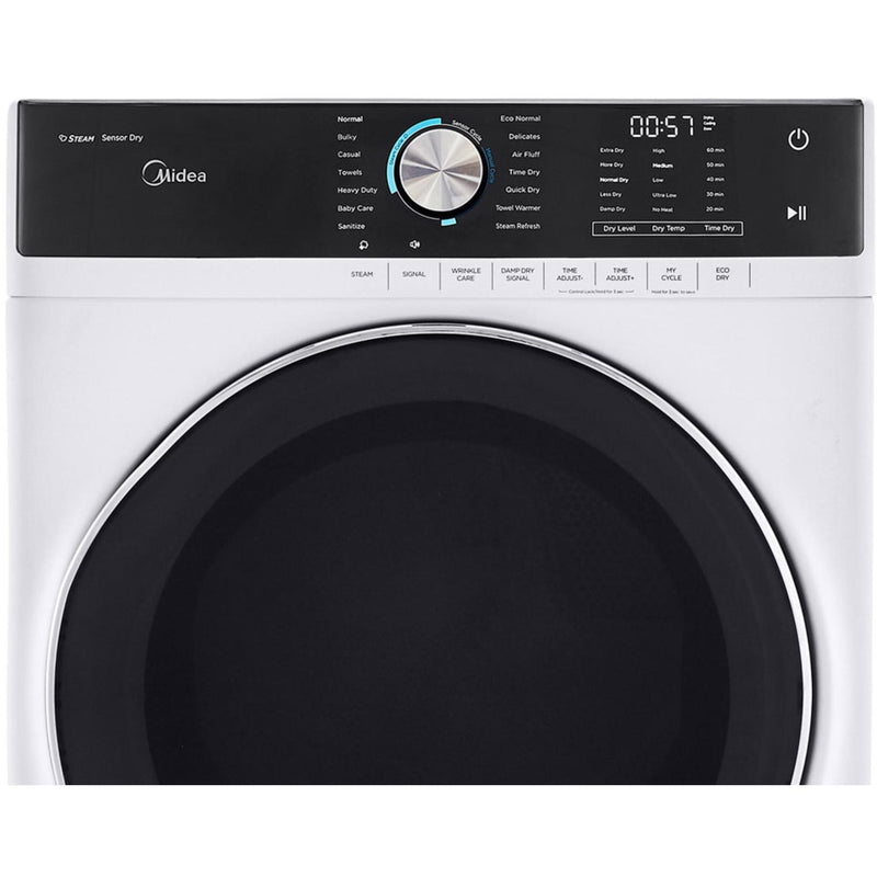 Midea 8.0 cu.ft. Electric Dryer MLE45N1AWW IMAGE 2