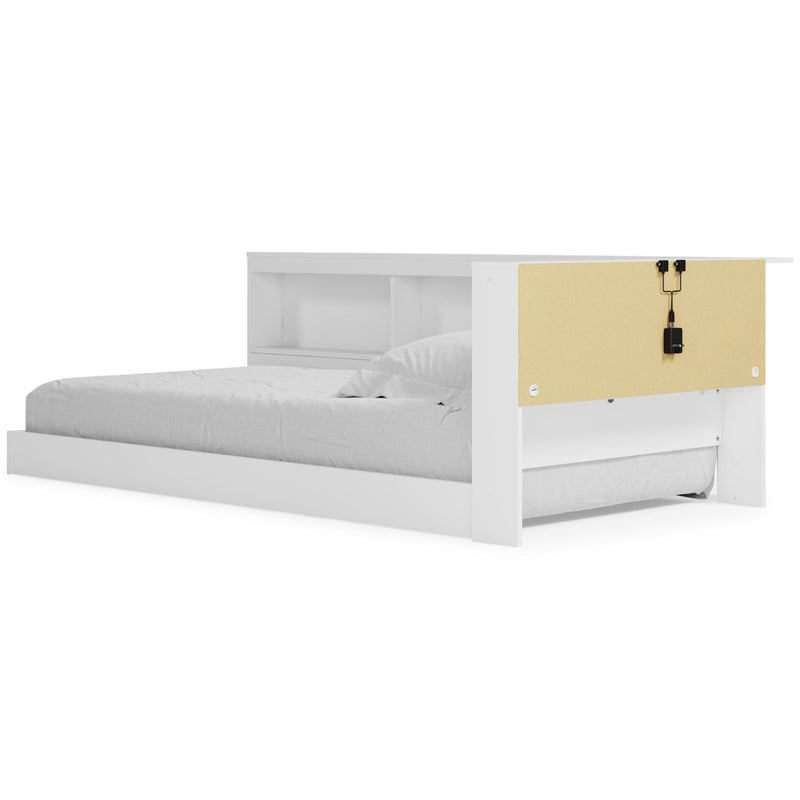 Signature Design by Ashley Piperton EB1221B1 Twin Bookcase Storage Bed IMAGE 2