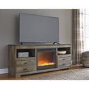 Signature Design by Ashley Trinell W446W5 63" TV Stand with Electric Fireplace IMAGE 2