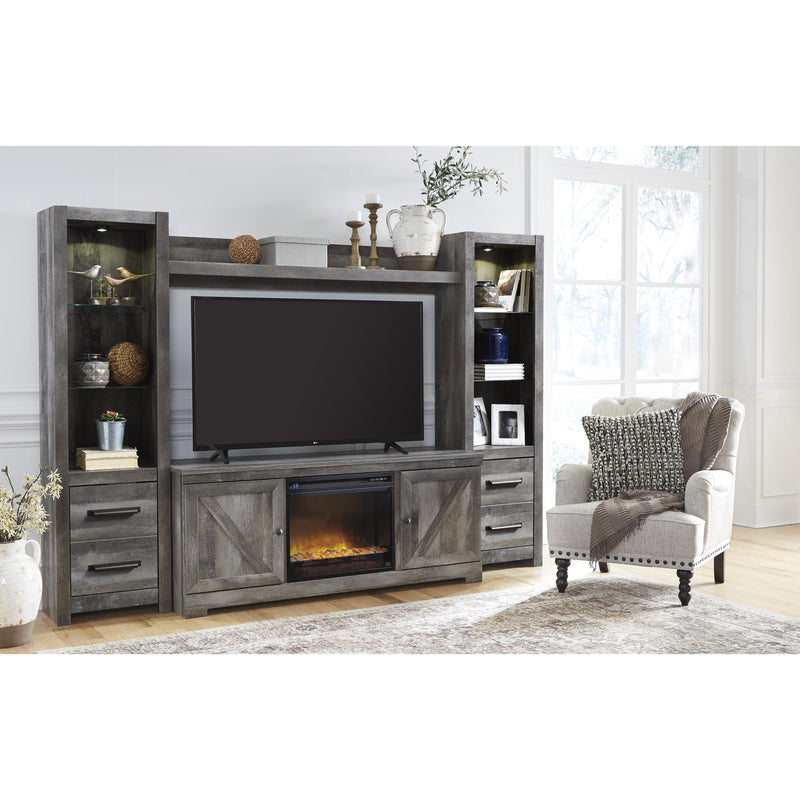 Signature Design by Ashley Wynnlow W440W5 4 pc Entertainment Center with Electric Fireplace IMAGE 2