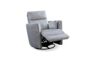 Yoho Swivel Recliner Silver
