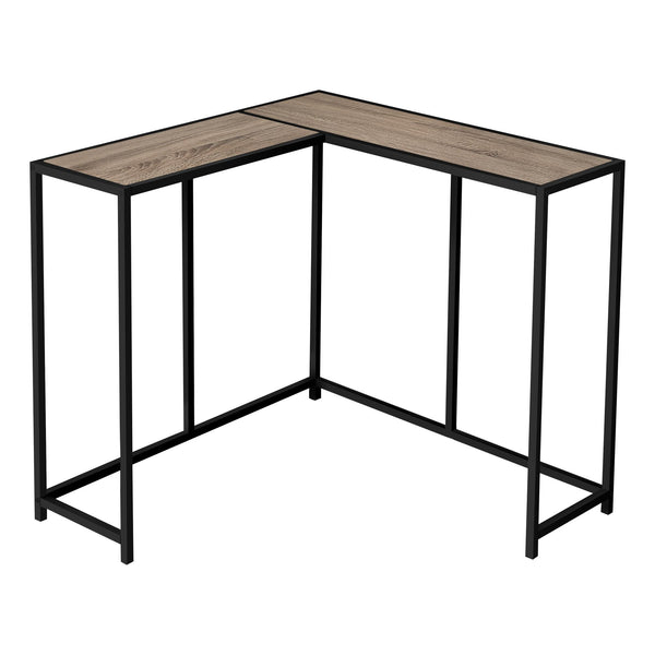 Monarch I 2155 Accent Table - Dark Taupe/Black IMAGE 1