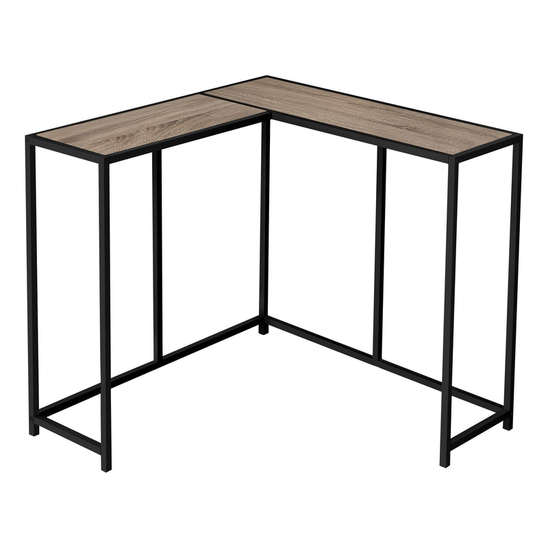 Monarch I 2155 Accent Table - Dark Taupe/Black IMAGE 1