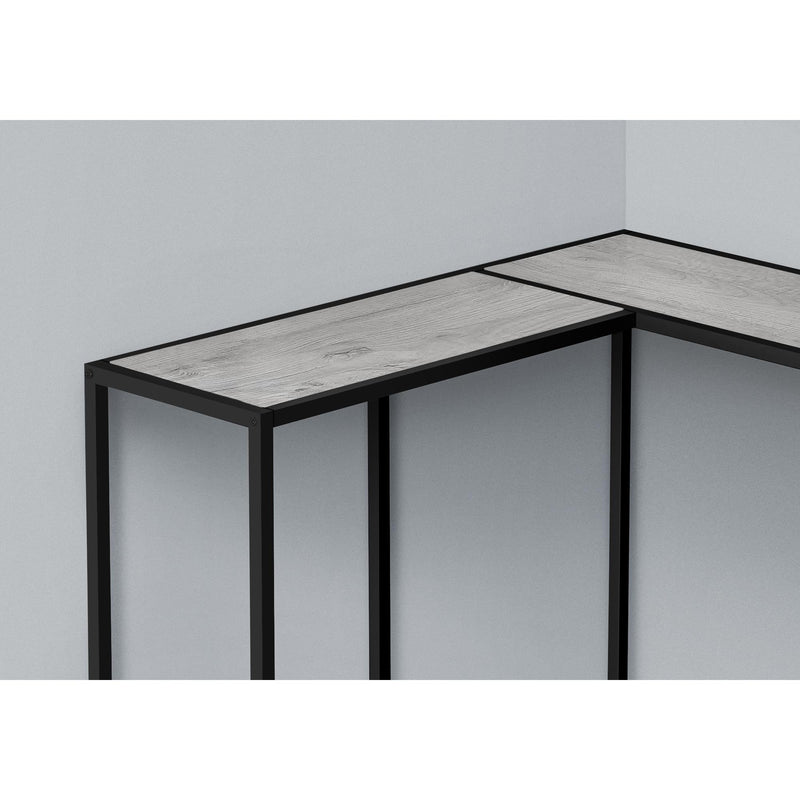 Monarch I 2156 Accent Table - Grey/Black IMAGE 3