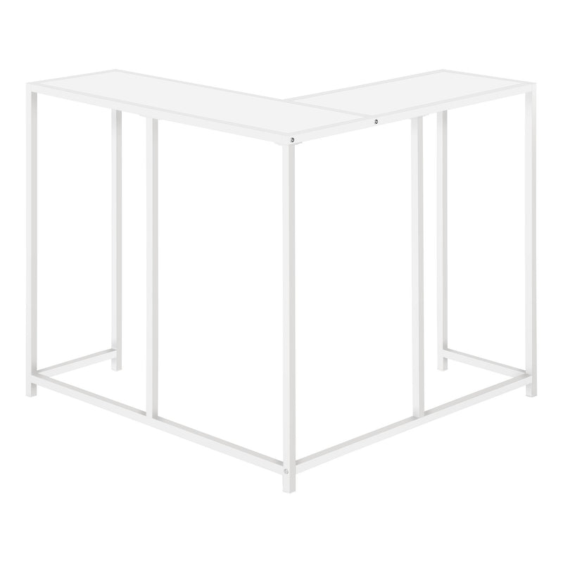 Monarch I 2160 Accent Table - White/White IMAGE 3