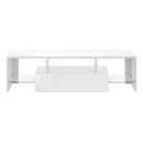Monarch I 3548 TV Stand - High Glossy White IMAGE 4