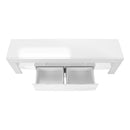 Monarch I 3548 TV Stand - High Glossy White IMAGE 5