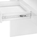 Monarch I 7580 Computer Desk - High Glossy White IMAGE 7