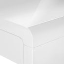 Monarch I 7581 Computer Desk - High Glossy White IMAGE 6