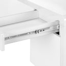 Monarch I 7581 Computer Desk - High Glossy White IMAGE 7