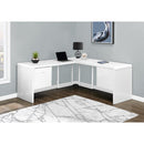 Monarch I 7582 Computer Desk - High Glossy White IMAGE 9