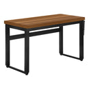 Monarch I 7675 Adjustable Height Computer Desk - Walnut/Black IMAGE 1