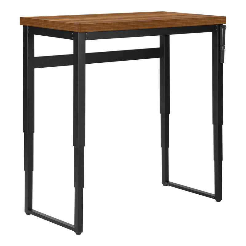 Monarch I 7675 Adjustable Height Computer Desk - Walnut/Black IMAGE 2
