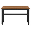 Monarch I 7675 Adjustable Height Computer Desk - Walnut/Black IMAGE 5