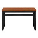 Monarch I 7676 Adjustable Height Computer Desk - Cherry/Black IMAGE 3