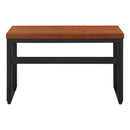 Monarch I 7676 Adjustable Height Computer Desk - Cherry/Black IMAGE 5