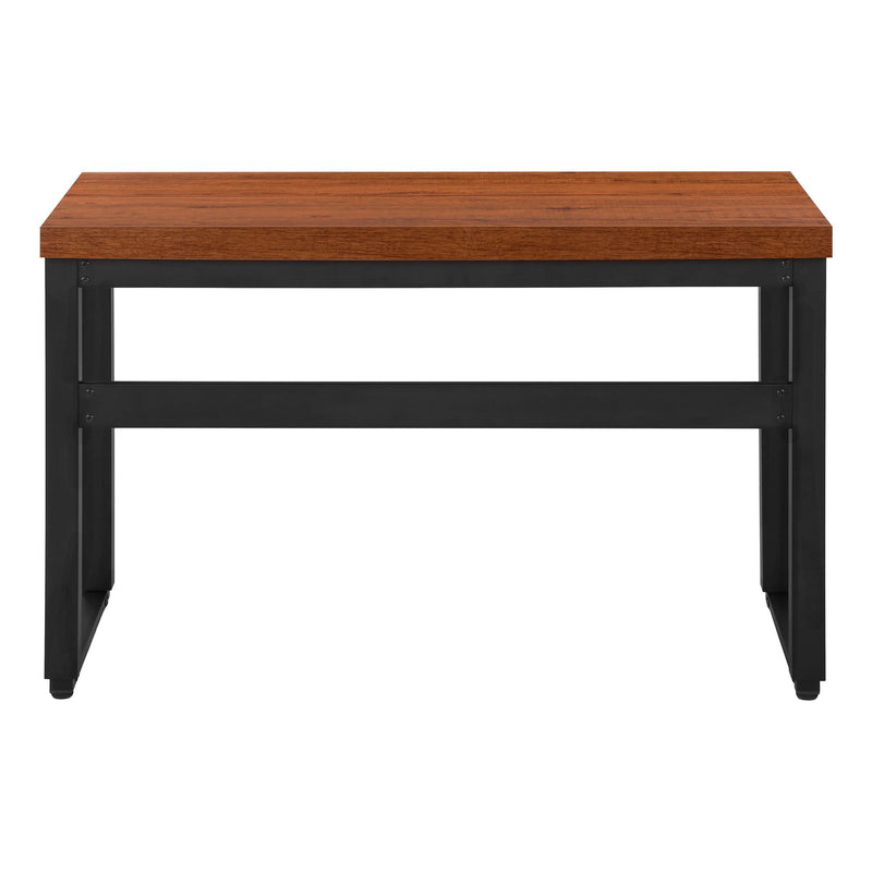 Monarch I 7676 Adjustable Height Computer Desk - Cherry/Black IMAGE 5
