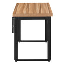 Monarch I 7677 Adjustable Height Computer Desk - Reclaimed Wood/Black IMAGE 4