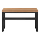 Monarch I 7677 Adjustable Height Computer Desk - Reclaimed Wood/Black IMAGE 5