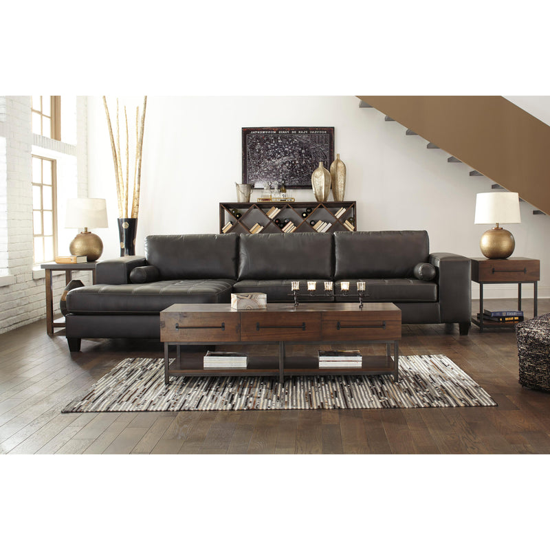 Signature Design by Ashley Nokomis Leather Look 2 pc Sectional 8772116/8772167 IMAGE 7