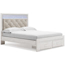Signature Design by Ashley Altyra B2640B17 Queen Upholstered Storage Bed IMAGE 1