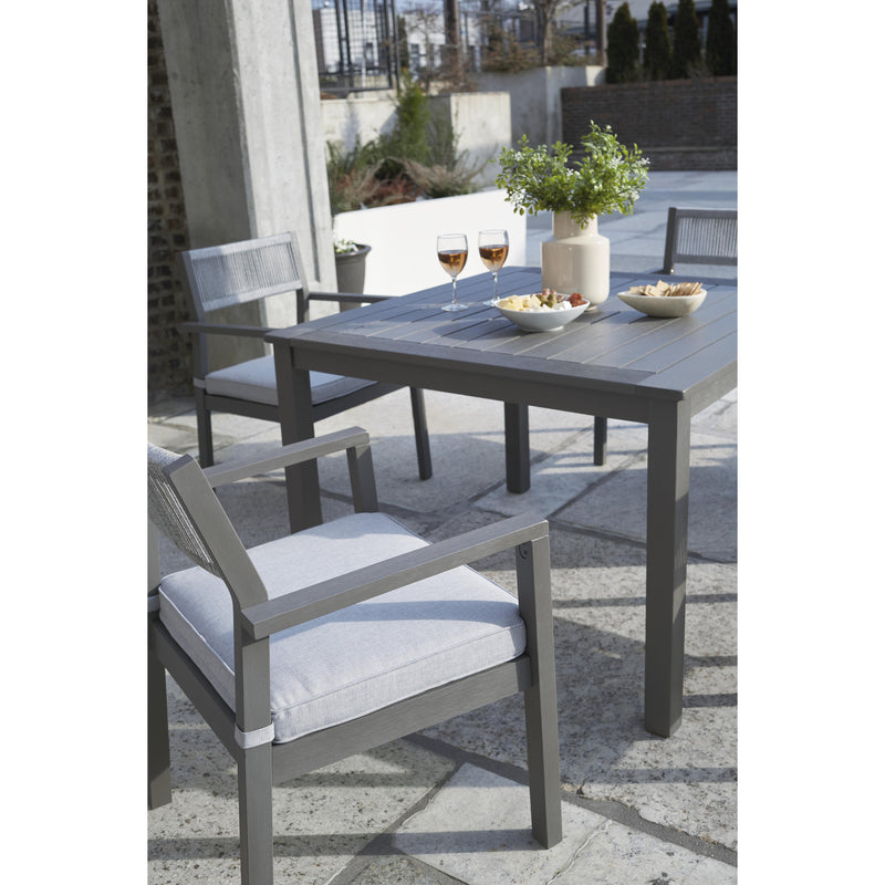 Signature Design by Ashley Eden Town P358-615 Square Dining Table with Umbrella Option IMAGE 10