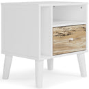  Signature Design by Ashley Piperton EB1221-291 One Drawer Night Stand IMAGE 1