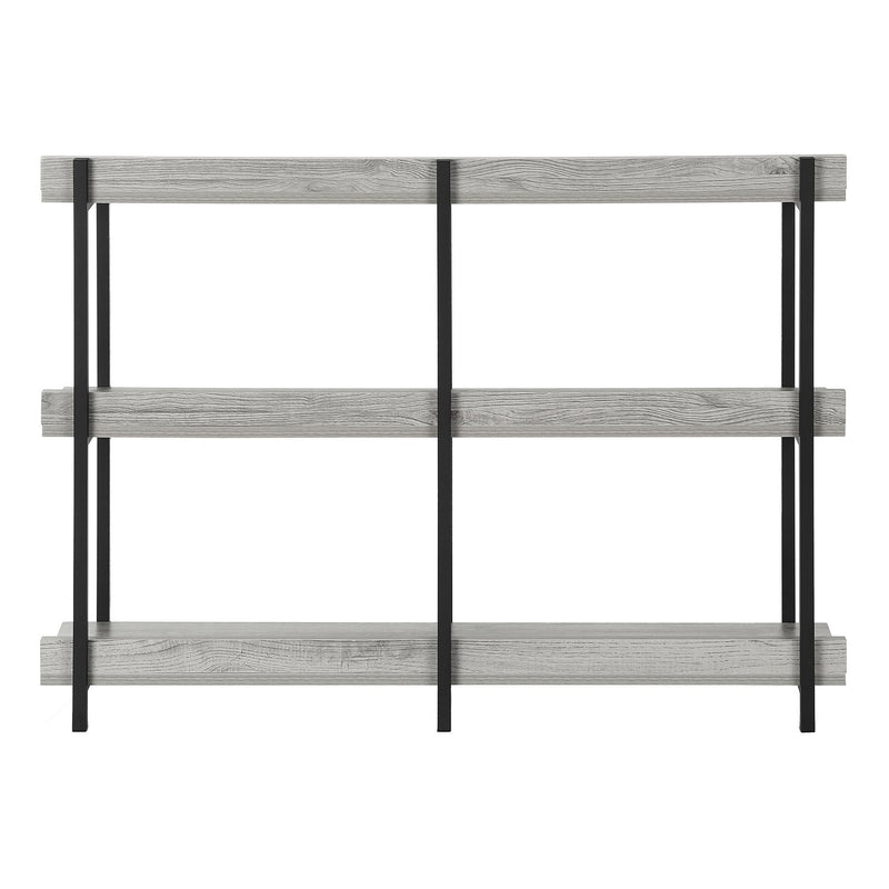 Monarch I 2217 Accent Table - 48"L Grey/Black Metal Hall Console IMAGE 4