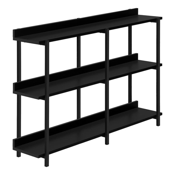 Monarch I 2219 Accent Table - 48"L Black/Black Metal Hall Console IMAGE 1