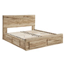 Signature Design by Ashley Hyanna B1050B8 Queen Panel Storage Bed with 2 Under Bed Storage Drawers IMAGE 4