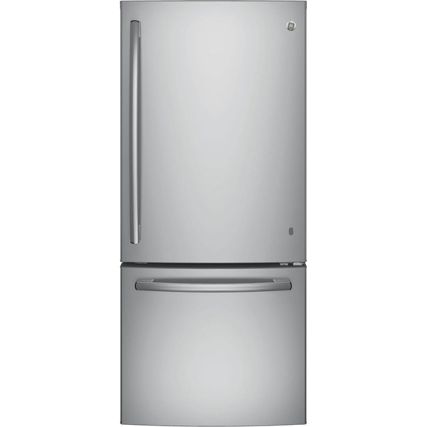 GE 20.9 cu. ft. Bottom Mount Refrigerator with LED Lighting GBE21AYRKFS IMAGE 1