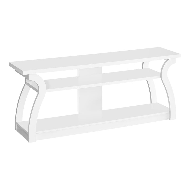 Monarch I 2665 60" TV Stand - White IMAGE 1