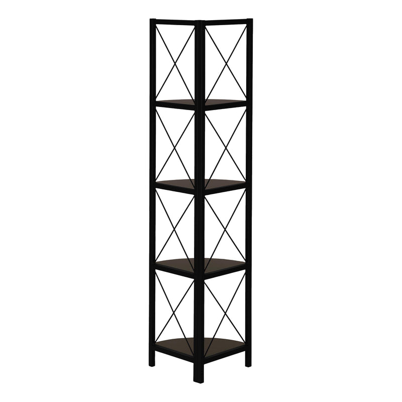 Monarch I 3645 60" Bookcase - Espresso/Black IMAGE 3