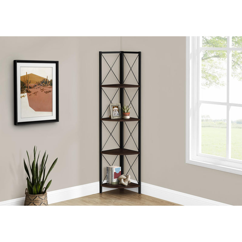 Monarch I 3645 60" Bookcase - Espresso/Black IMAGE 8