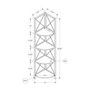 Monarch I 3646 60" Bookcase - Brown Reclaimed/Black IMAGE 10