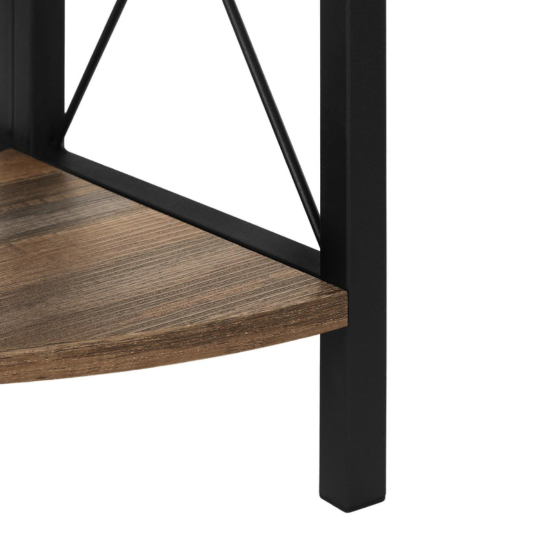 Monarch I 3646 60" Bookcase - Brown Reclaimed/Black IMAGE 7