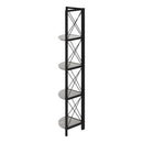Monarch I 3647 60" Bookcase - Grey/Black IMAGE 2