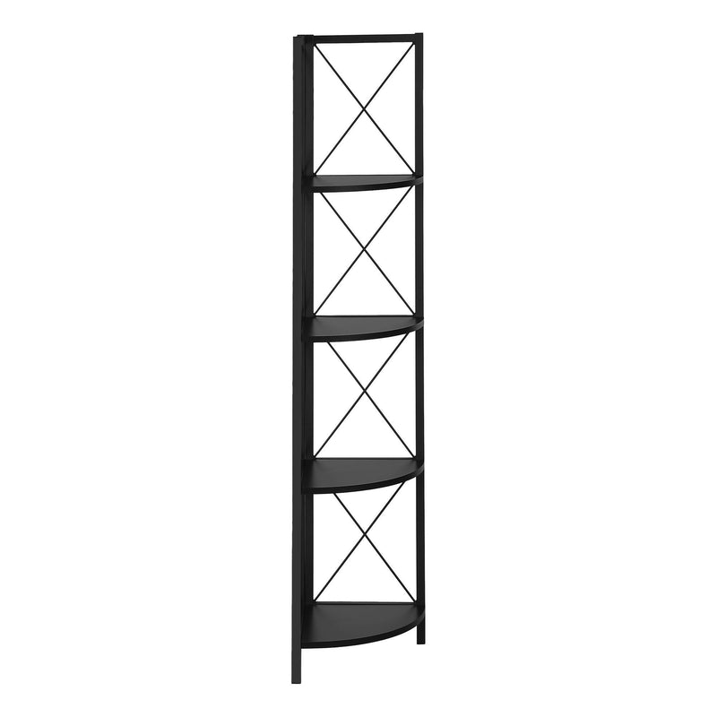 Monarch I 3649 60" Bookcase - Black/Black IMAGE 4