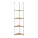 Monarch I 3652 60" Bookcase - Natural/White IMAGE 1