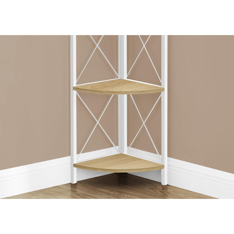 Monarch I 3652 60" Bookcase - Natural/White IMAGE 3