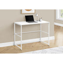 Monarch I 7775 Computer Desk - White/White IMAGE 2