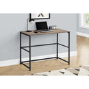 Monarch I 7777 Computer Desk - Dark Taupe/Black IMAGE 2