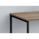 Monarch I 7777 Computer Desk - Dark Taupe/Black IMAGE 3