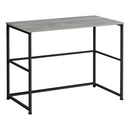 Monarch I 7778 Computer Desk - Grey/Black IMAGE 1