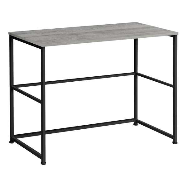 Monarch I 7778 Computer Desk - Grey/Black IMAGE 1