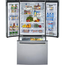 GE Profile 33-inch, 24.8 cu. ft. French 3-Door Refrigerator with APF Technology PNE25NYRKFS IMAGE 3