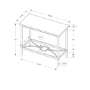 Monarch I 2074 Accent Table - Black Marble/Black IMAGE 5