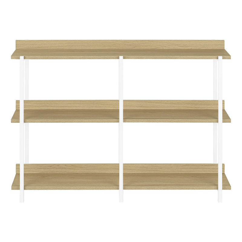 Monarch I 2222 Accent Table - 48"L Natural/White Metal Hall Console IMAGE 2